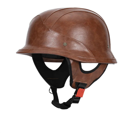 Casque moto vintage army