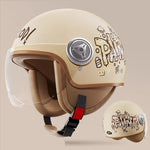 Casque moto vintage fantaisie - Vignette | StyleVintage™ 