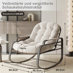 Chaise à bascule vintage jardin et salon - Vignette | StyleVintage™ 