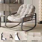 Chaise à bascule vintage jardin et salon - Vignette | StyleVintage™ 