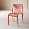 Chaise cuisine vintage rouge