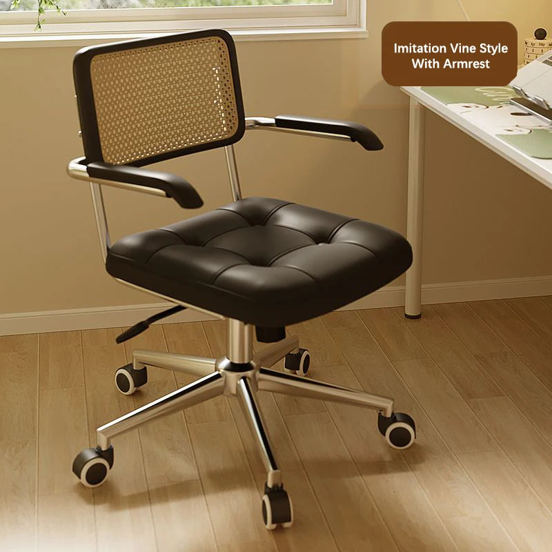 Chaise de bureau vintage noir