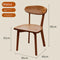 Chaise en bois vintage marron