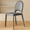 Chaise orange vintage gris foncé