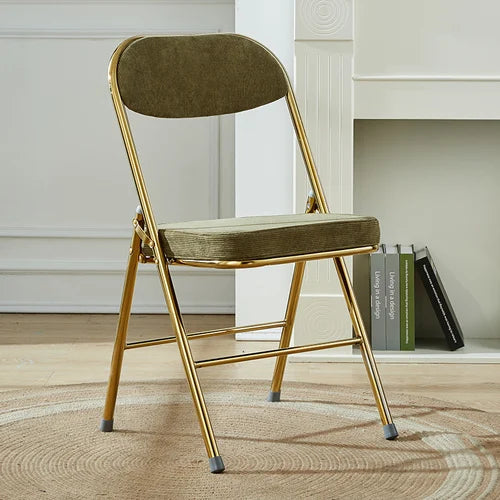 Chaise pliante vintage olive verte