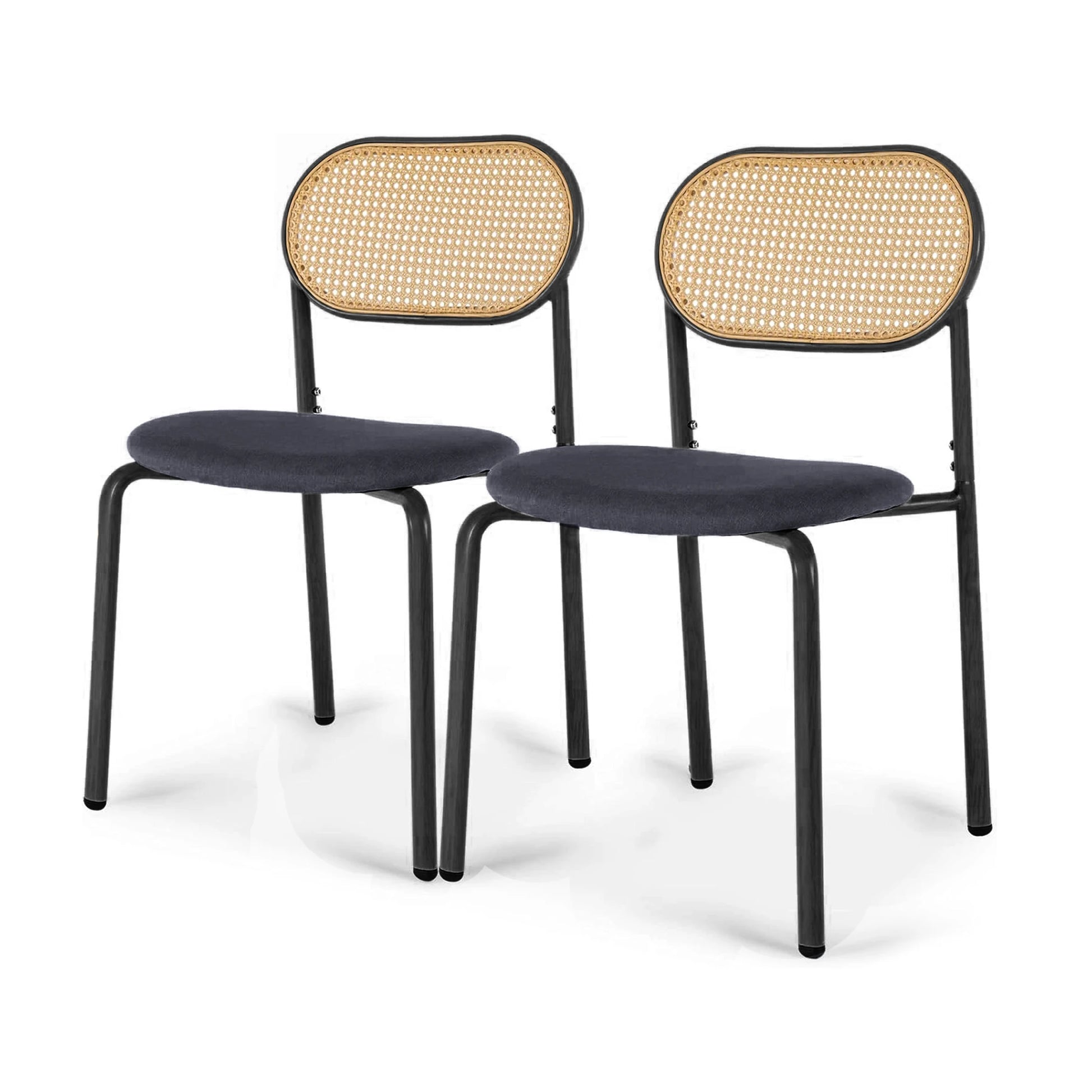Chaise rétro rotin