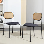 Chaise rétro rotin - Vignette | StyleVintage™ 