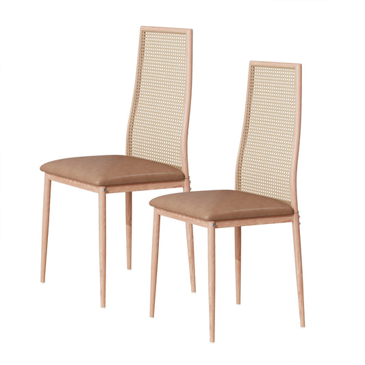 Chaise vintage rotin