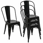 Chaises en métal vintage - Vignette | StyleVintage™ 