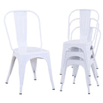 Chaises en métal vintage - Vignette | StyleVintage™ 