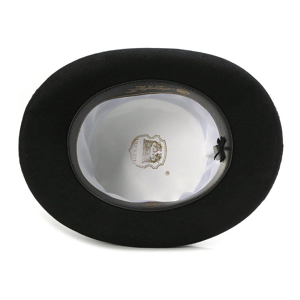 Chapeau feutre vintage intérieur
