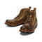 Chaussure moto vintage 4 saisons fond blanc