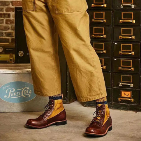 Chaussure moto vintage 4 saisons jean 