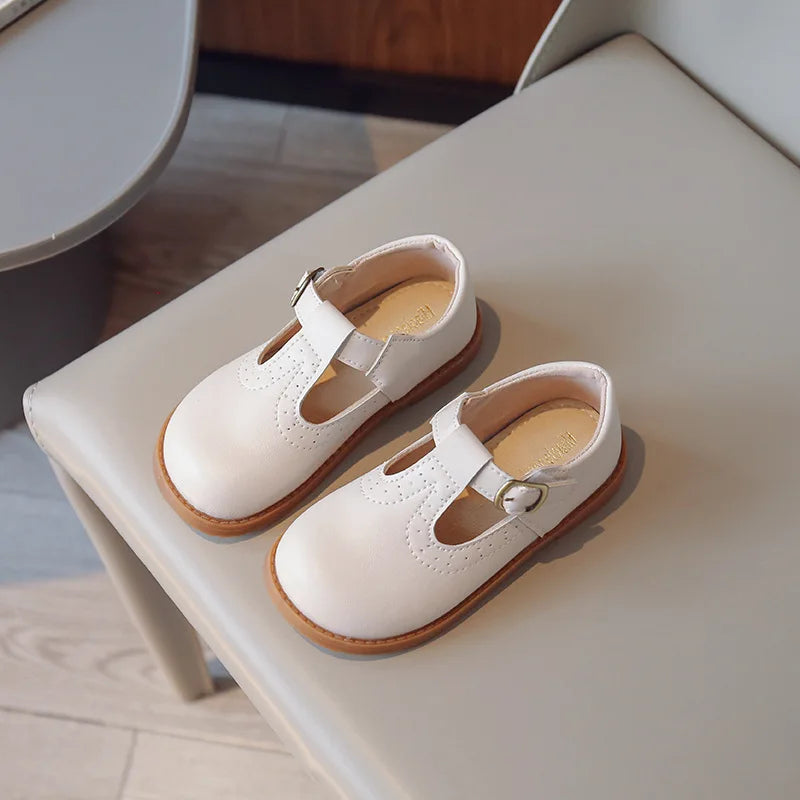 Chaussures enfant vintage blanc