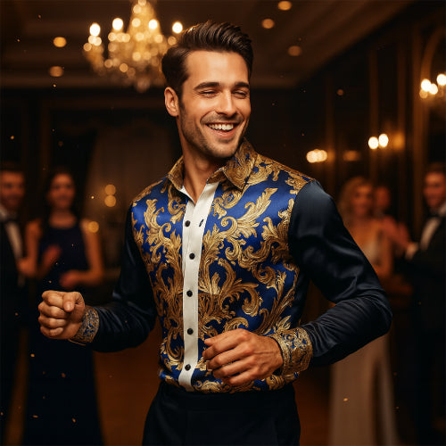 Chemise luxe soirée vintage danser 