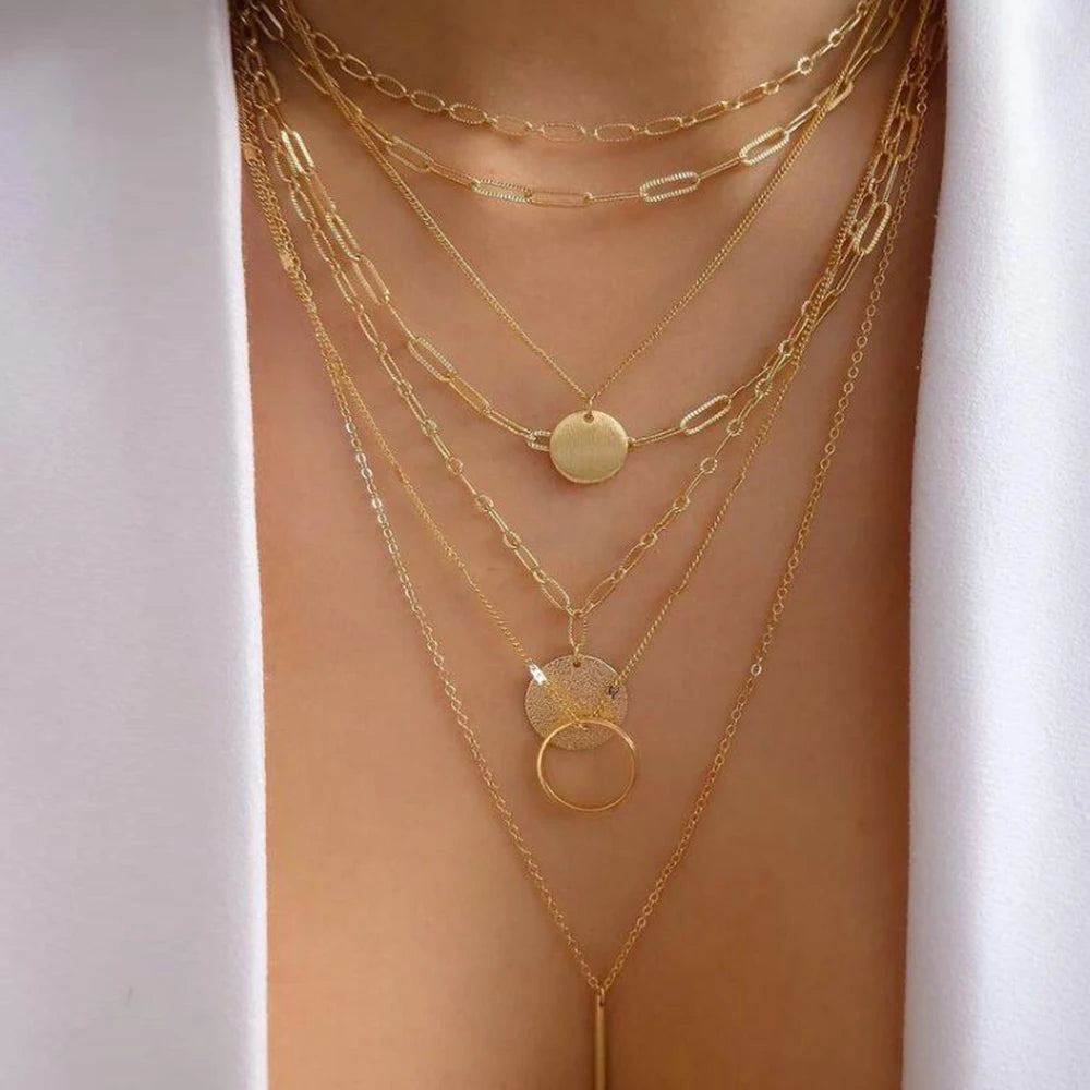 Collier vintage bague