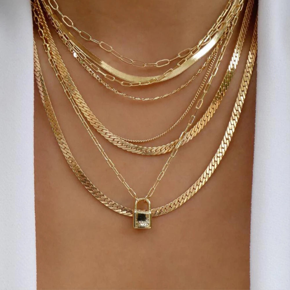 Collier vintage mini cadenas
