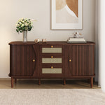 Commode vintage en rotin - Vignette | StyleVintage™ 