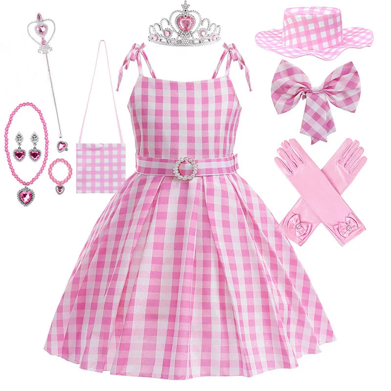  Costume fille Barbie vintage gans