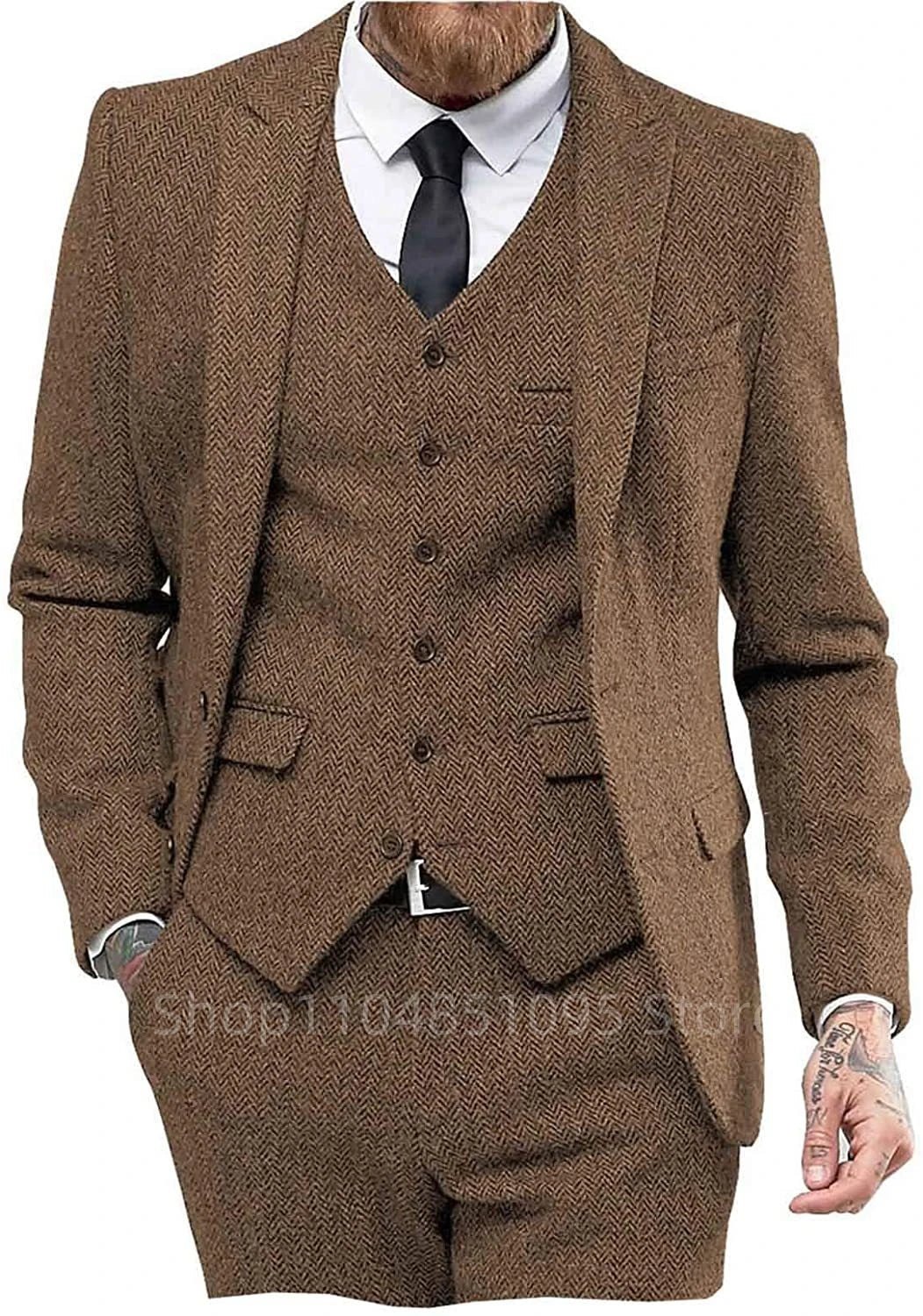 Costume homme hiver vintage