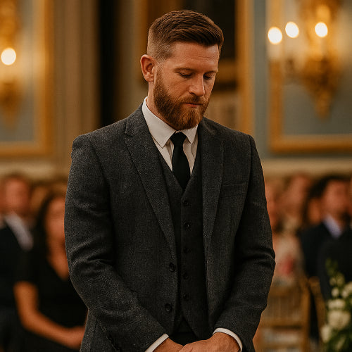 Costume homme hiver vintage cérémonie 