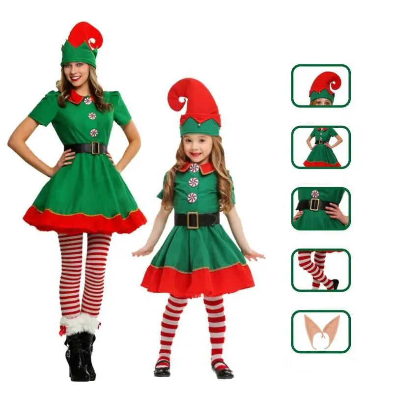 Costume lutin vintage femme 