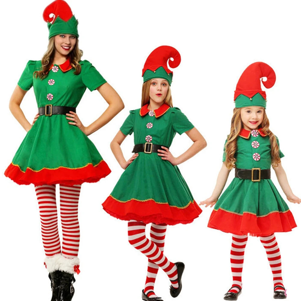 Costume lutin vintage filles 