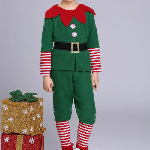 Costume lutin vintage fond gris 