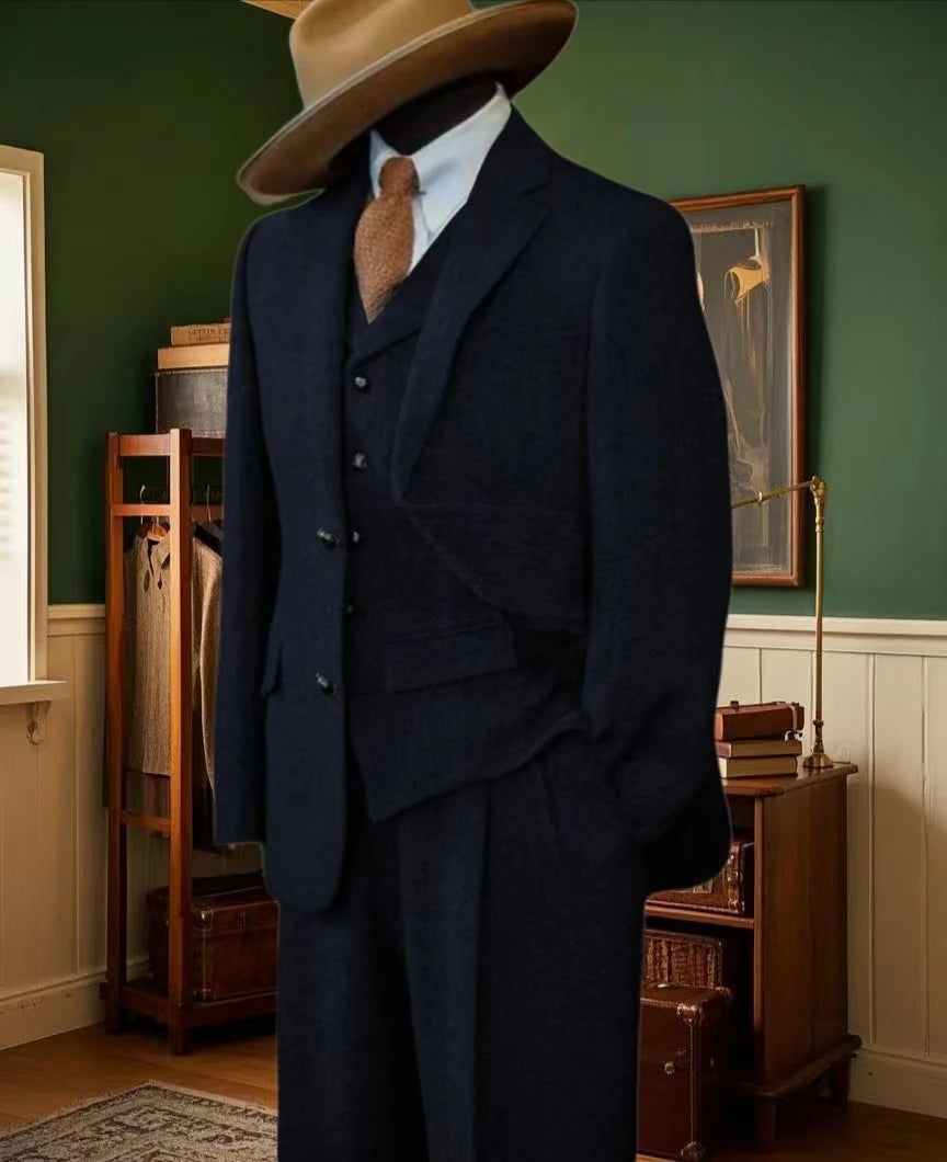 Costumes d'affaire vintage chapeau 