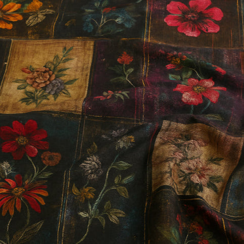 Couvre lit vintage tissu