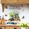 Décoration murale cuisine vintage mur
