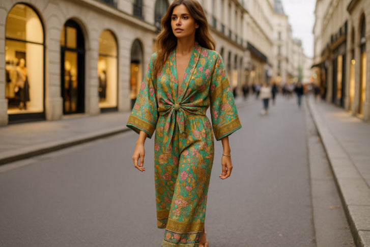 Ensemble kimono vintage rue paris 