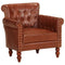 Fauteuil club cuir vintage