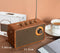 Haut parleur radio vintage taille