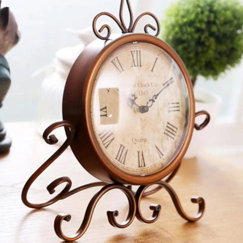 Horloge vintage année 70 plante