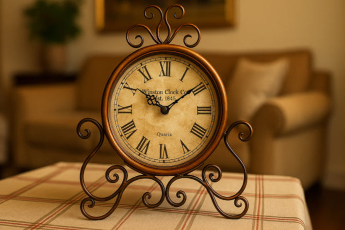 Horloge vintage année 70 salon