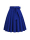 Jupe vintage année 50 bleu