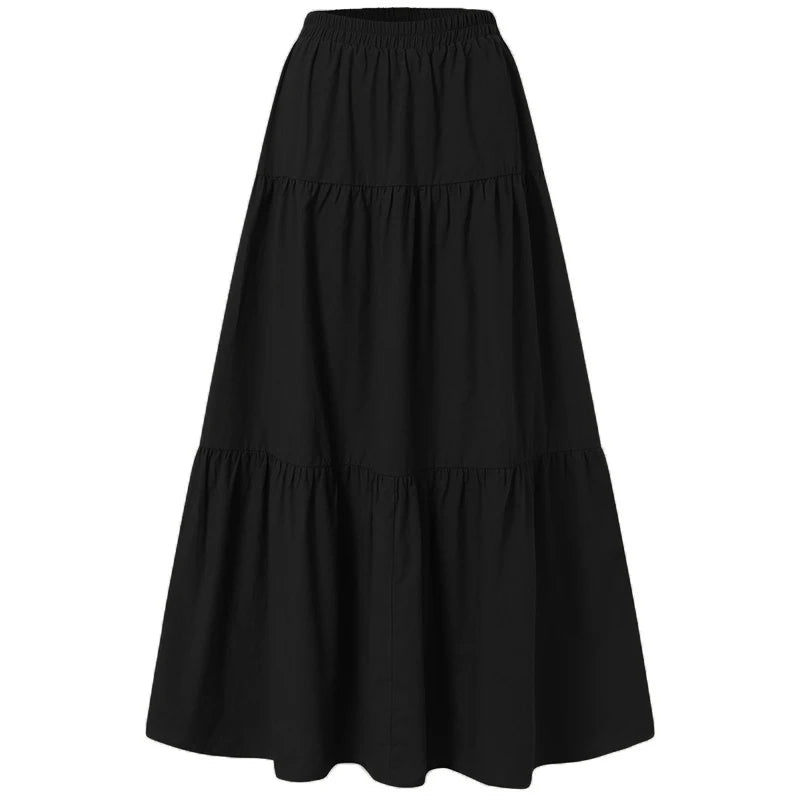 Jupe vintage longue noir