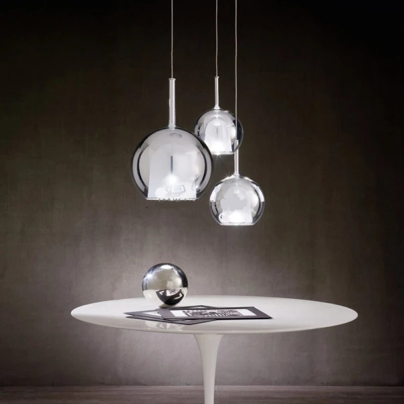 Lampe à bulle vintage fond noir
