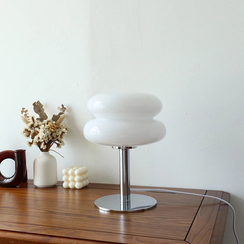 Lampe de chevet vintage blanc