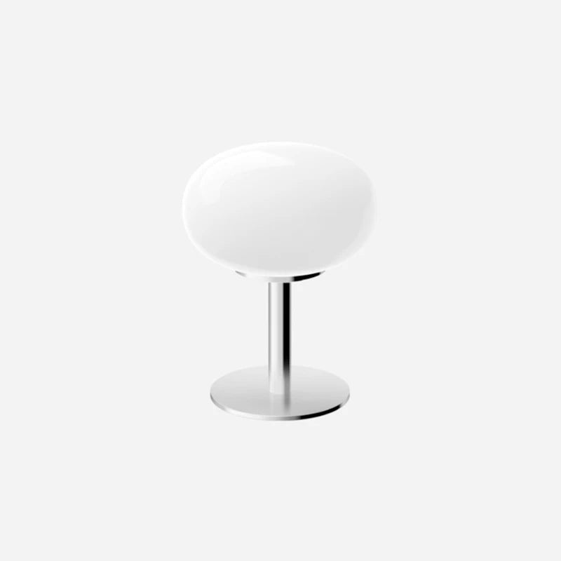 Lampe de chevet vintage boule blanc