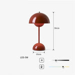 Lampe de table champignon vintage - Vignette | StyleVintage™ 