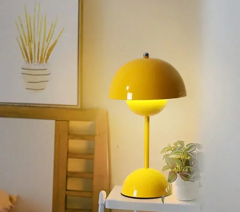 Lampe de table champignon vintage  table 