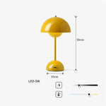 Lampe de table champignon vintage - Vignette | StyleVintage™ 