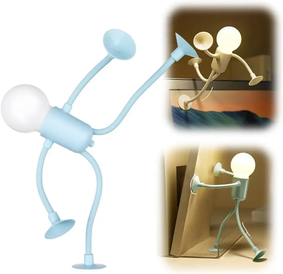 Lampe design vintage bleu