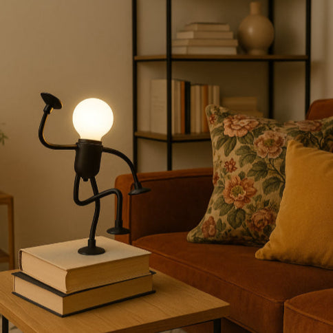 Lampe design vintage salon