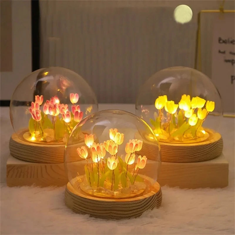 Lampe tulipe vintage