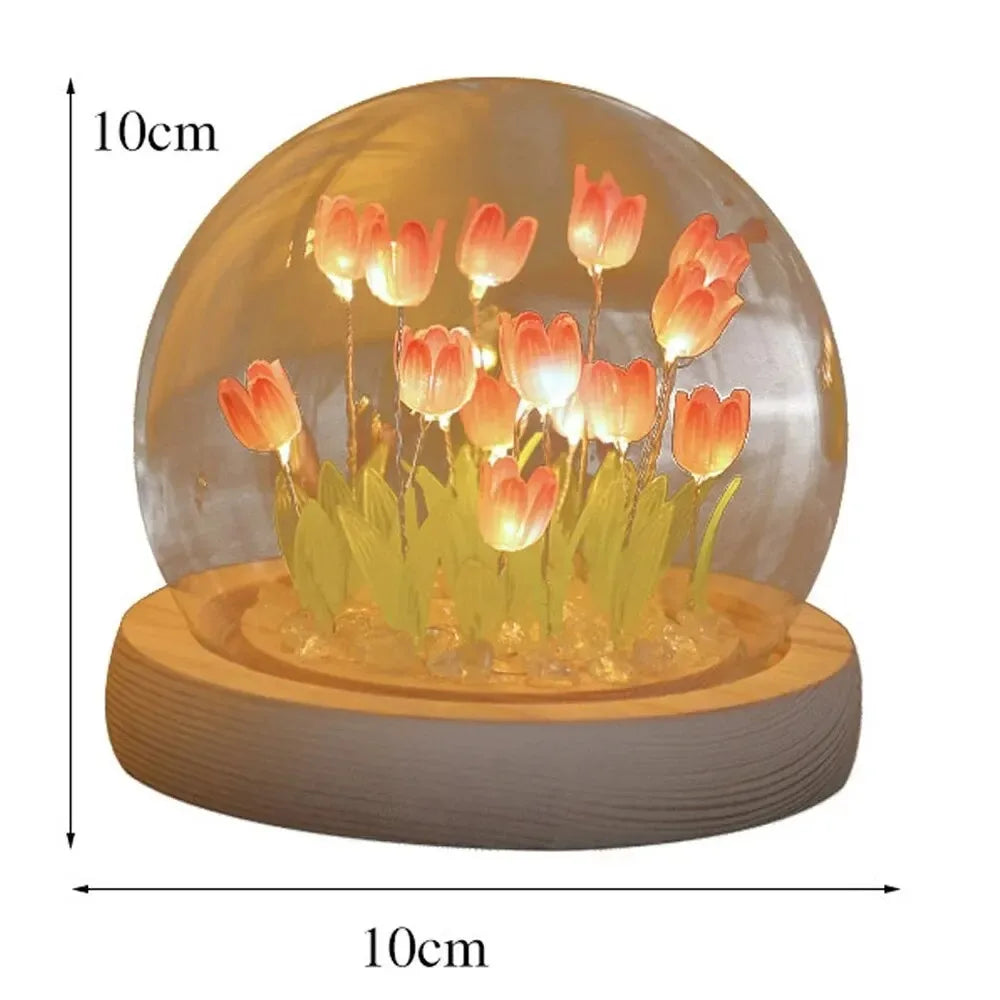 Lampe tulipe vintage taille
