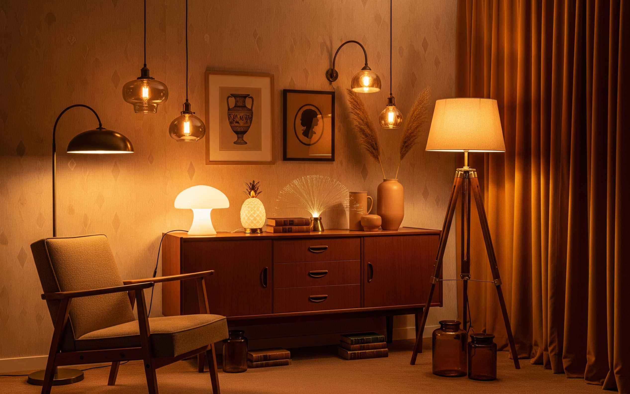 lampe rétro