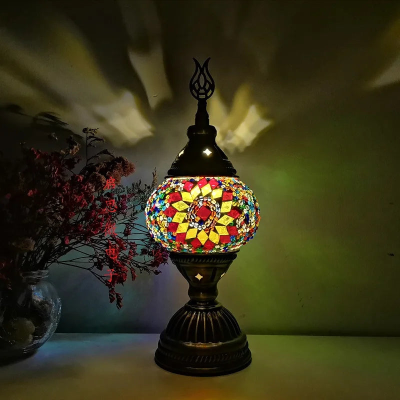 Lampe vintage style turque fait main  artisanale